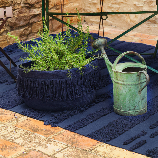 Καλάθι Αποθήκευσης (Φ45x30) Lorena Canals Fringes Alaska Blue