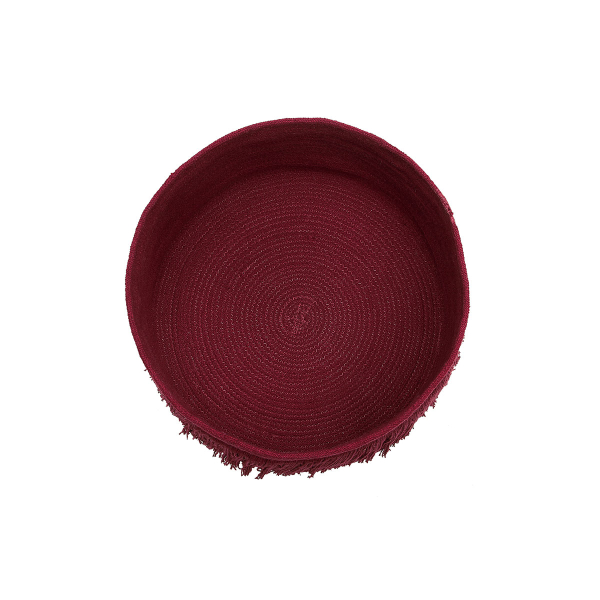 Καλάθι Αποθήκευσης (Φ45x30) Lorena Canals Fringes Savannah Red
