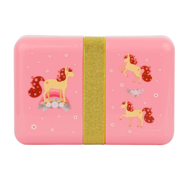 Φαγητοδοχείο 850ml (18x12x6) Α Little Lovely Company Horse SBLHPI11