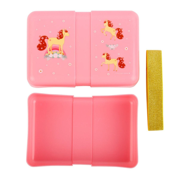 Φαγητοδοχείο 850ml (18x12x6) Α Little Lovely Company Horse SBLHPI11