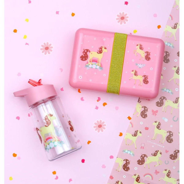 Φαγητοδοχείο 850ml (18x12x6) Α Little Lovely Company Horse SBLHPI11