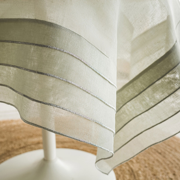 Τραπεζομάντηλο (135x135) Gofis Home Beatrice Aqua 619/11