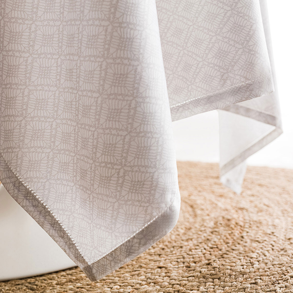 Τραπεζομάντηλο (140X220) Gofis Home Delfina Grey 237 15 Λευκά Είδη Κουζίνας & Τραπεζαρίας Τραπεζομάντηλα Spitishop