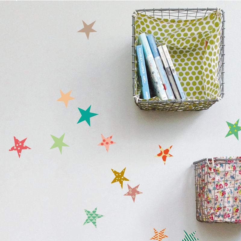 Παιδικά Αυτοκόλλητα Τοίχου Mimi'lou Stars