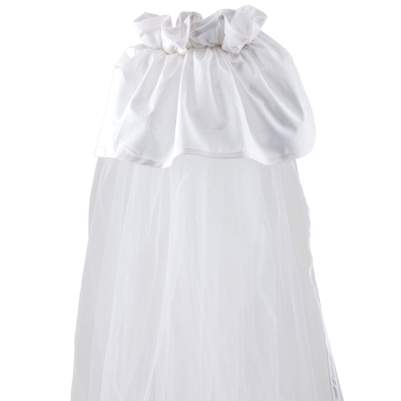 Κουνουπιέρα Κούνιας Κόσμος Του Μωρού Μονόχρωμη Λευκή