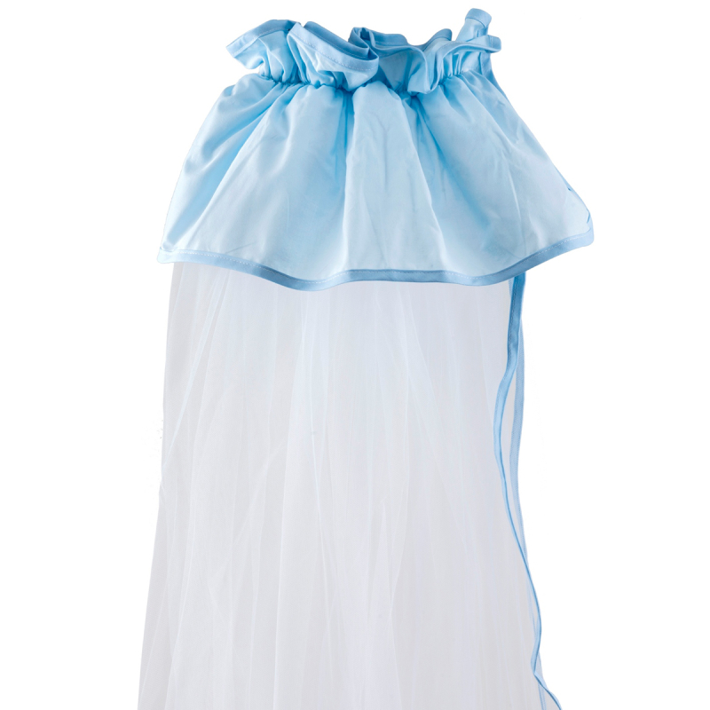 Κουνουπιέρα Λίκνου Κόσμος Του Μωρού Μονόχρωμη Σιέλ