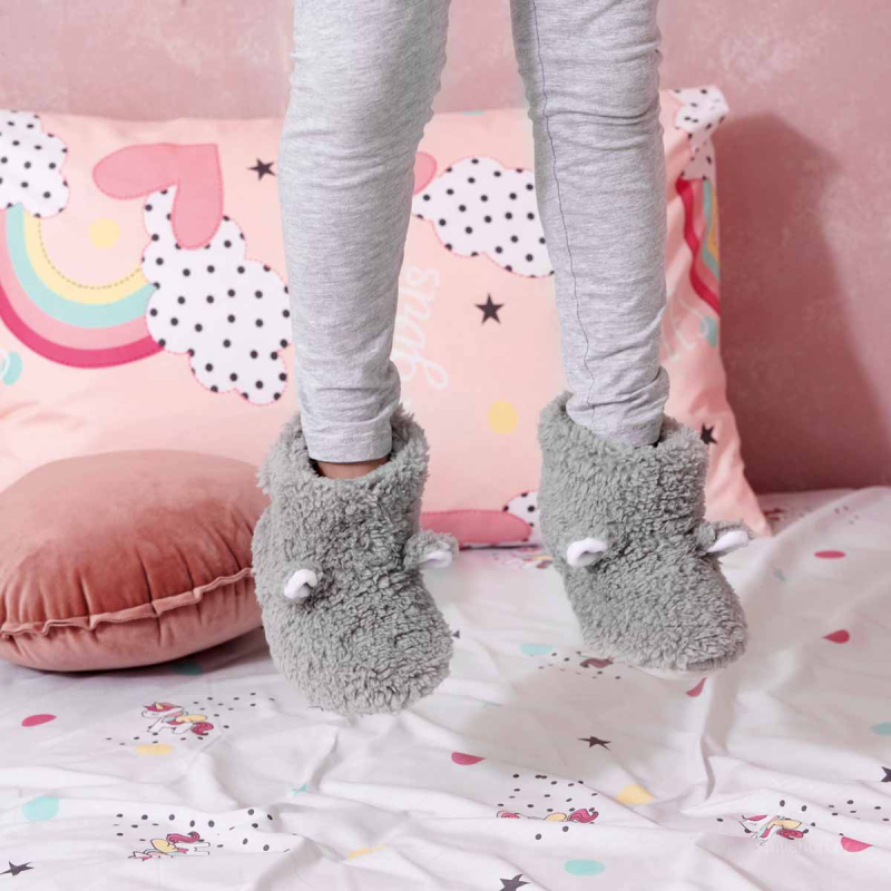 Παιδικά Παντοφλάκια Palamaiki NB0127 Grey