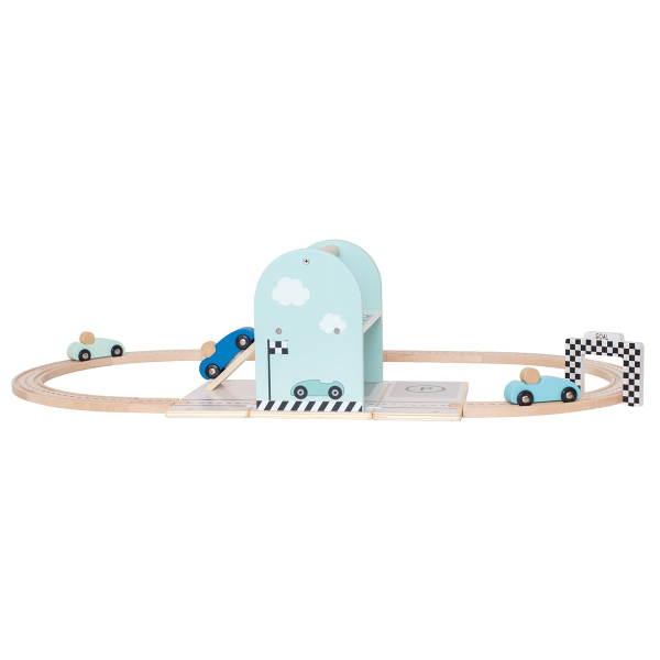 Ξύλινο Παιχνίδι Σε Βαλιτσάκι Jabadabado Αγώνες Δρόμου JB-W7143