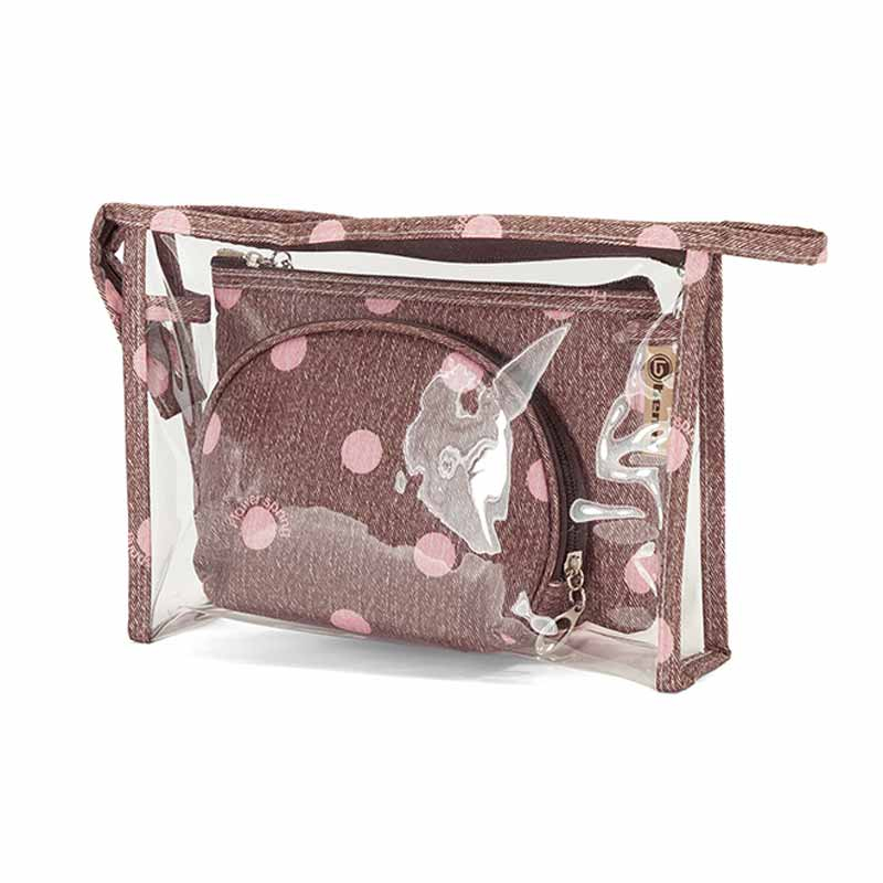 Νεσεσέρ Καλλυντικών (Σετ 3τμχ) Benzi 5063 Brown