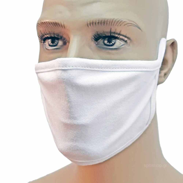 Μάσκα Προστασίας Υφασμάτινη San Lorentzo 014 White
