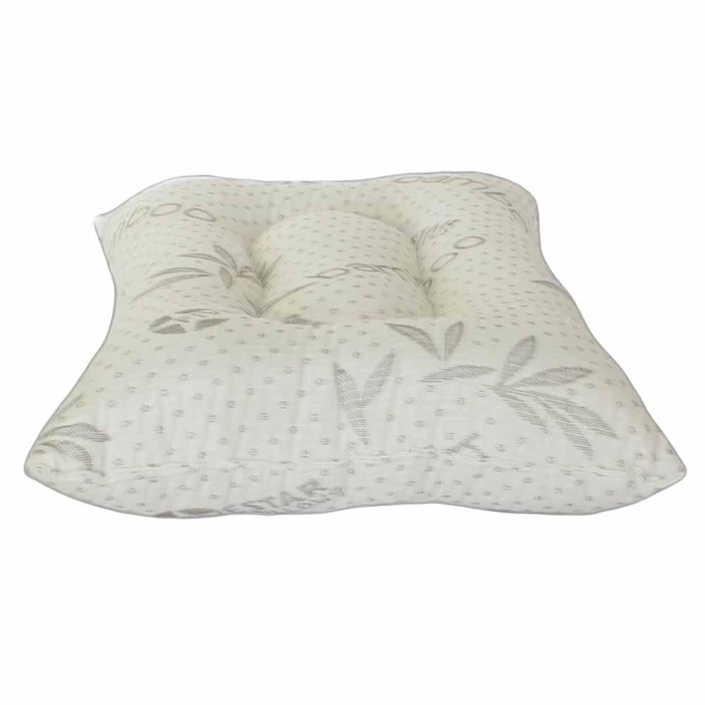 Μαξιλάρι Ύπνου Ανατομικό Μέτριο (50X70) Idilka Bamboo 12728 Hollowfiber Home Λευκά Είδη Κρεβατοκάμαρας Μαξιλάρια Spitishop