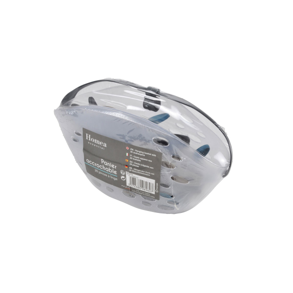 Μανταλάκια Ρούχων Σε Καλαθάκι (20τμχ) L-C MEN175