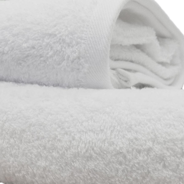 Πετσέτα Σώματος Λευκή (70x140) Hotel Solid 500gr/m2