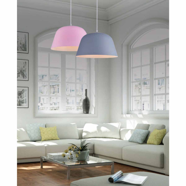 Φωτιστικό Οροφής Μονόφωτο Zambelis 180076 Pink Matt