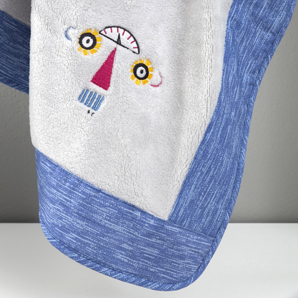 Κουβέρτα Fleece Κούνιας (110x140) Nima Baby Robo-Tiny
