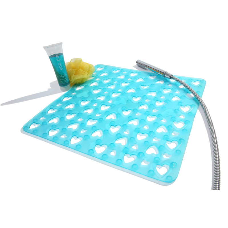 Αντιολισθητικό Πατάκι Ντουζιέρας (54x54) Octopus Hearts 00053.009 Τυρκουάζ