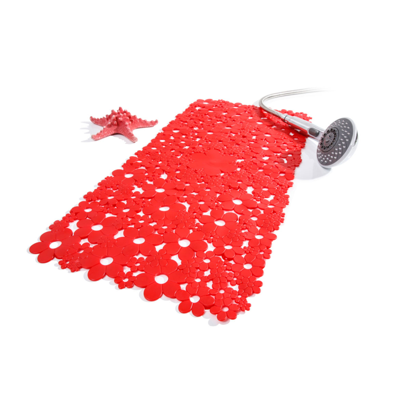 Αντιολισθητικό Πατάκι Μπανιέρας Octopus Fiore 00087.009 Κόκκινο