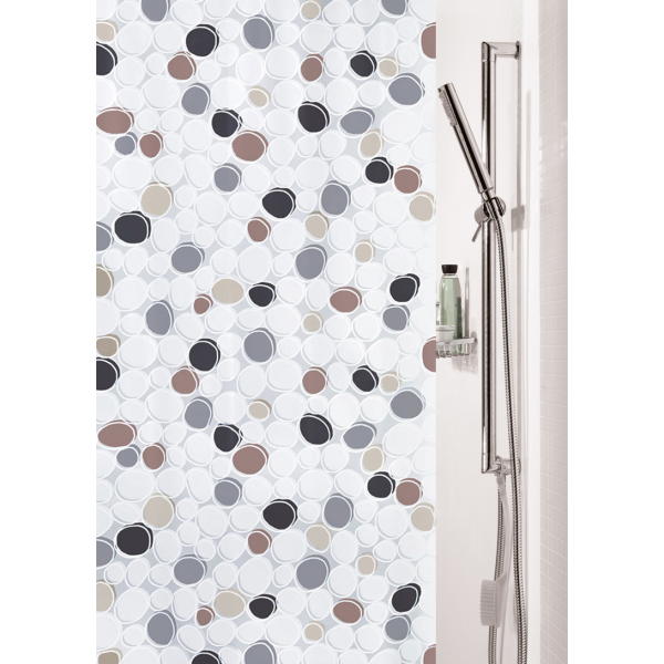 Κουρτίνα Μπάνιου Πλαστική (180x200) Με Κρίκους LifeStyle0 00994.001 Doro