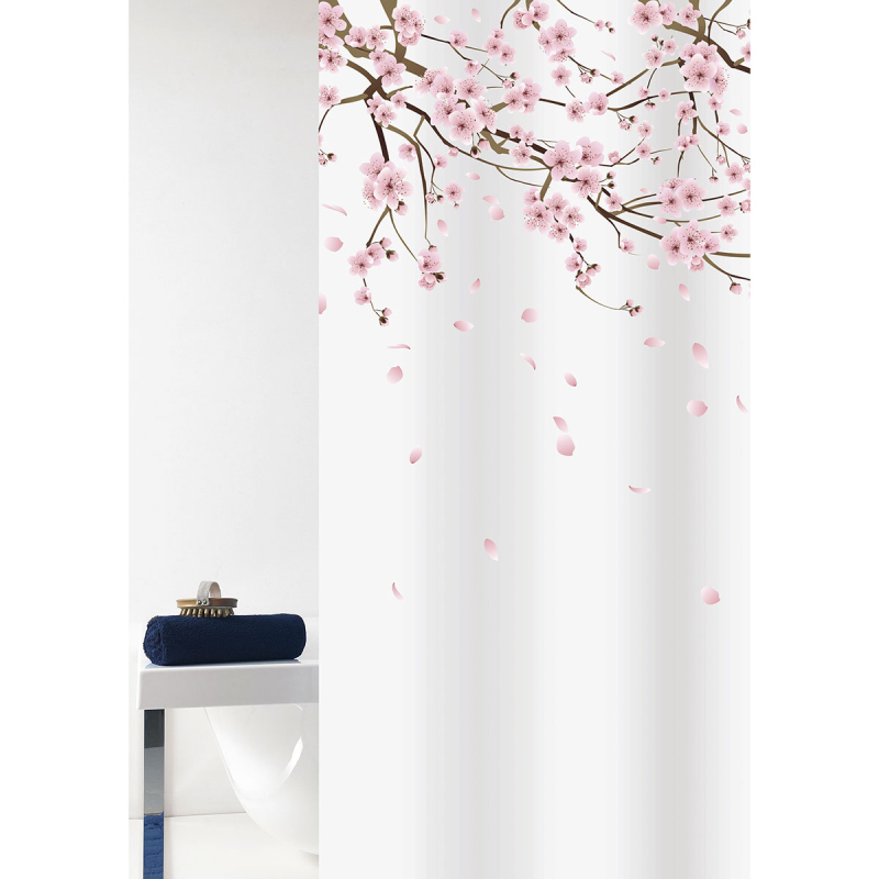 Κουρτίνα Μπάνιου (180x200) Με Κρίκους Rainbow 02484.001 Almond