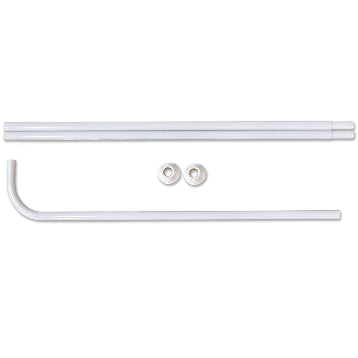 Βραχίονας Μπάνιου Γωνιακός 80X170 Rainbow 03304 001 White Home Μπάνιο Βραχίονες Spitishop