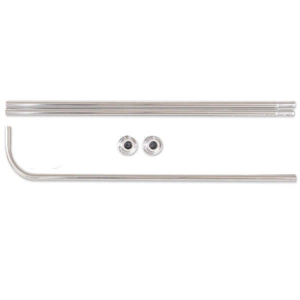 Βραχίονας Μπάνιου Γωνιακός 80x170 Rainbow 03315.001 Chrome