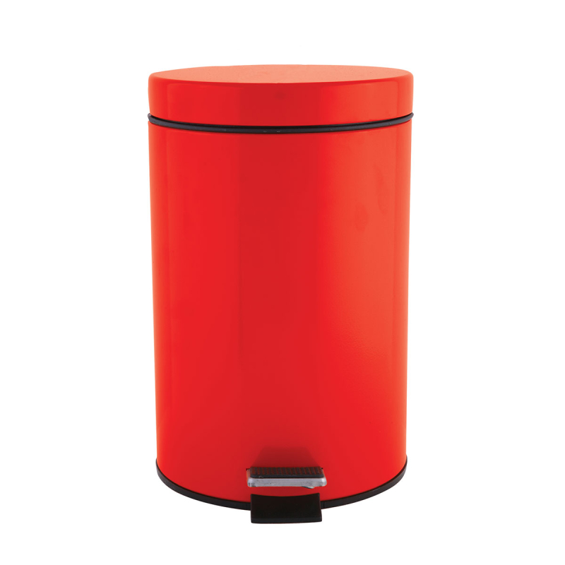 Κάδος Απορριμμάτων Μπάνιου (Φ20x31.5) Rainbow 7lt Red 05382.001