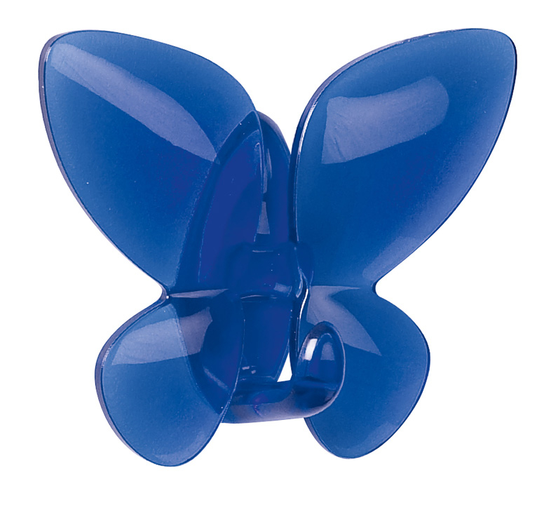 Κρεμαστράκι Αυτοκόλλητο Spirella Mariposa 05211.004 Μπλε