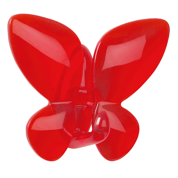 Κρεμαστράκι Αυτοκόλλητο Spirella Mariposa 05211.002 Κόκκινο