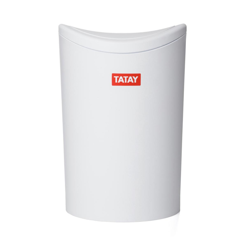 Καλάθι Απορριμμάτων (Φ17.2x27.5) Tatay 6lt 06725.001 Swing White