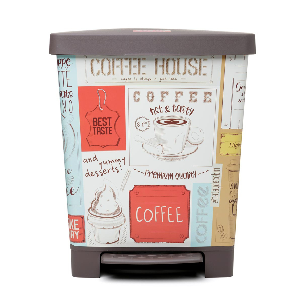 Κάδος Απορριμμάτων (33.5x30x39) Tatay 23lt 06649.006 Cubik Vintage