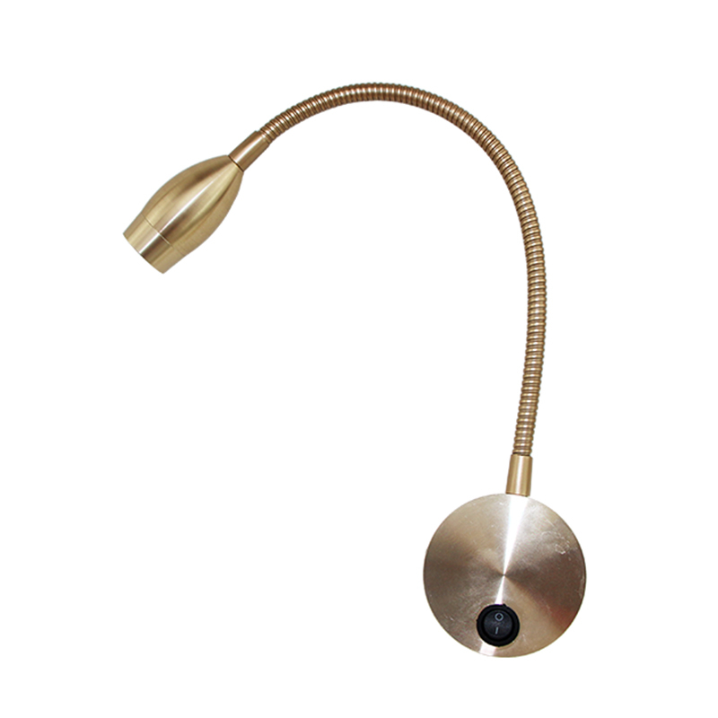 Σποτ Μονόφωτο LED Aca Swan SF126BLED340G Gold Φυσικό Φως