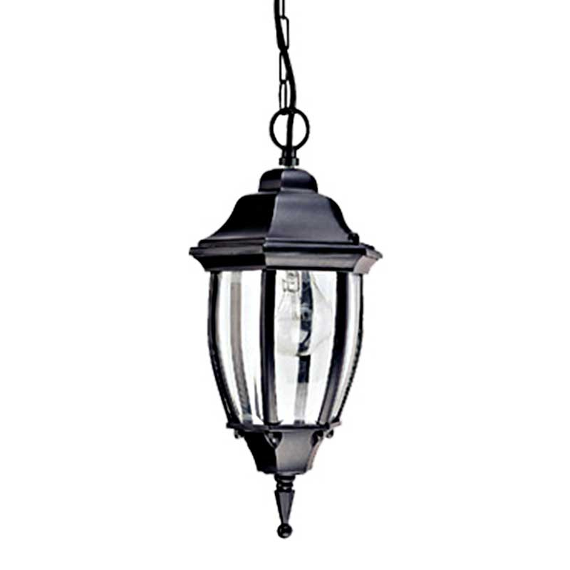 Φωτιστικό Οροφής - Φανάρι Εξωτερικού Χώρου Aca HI6175B Black