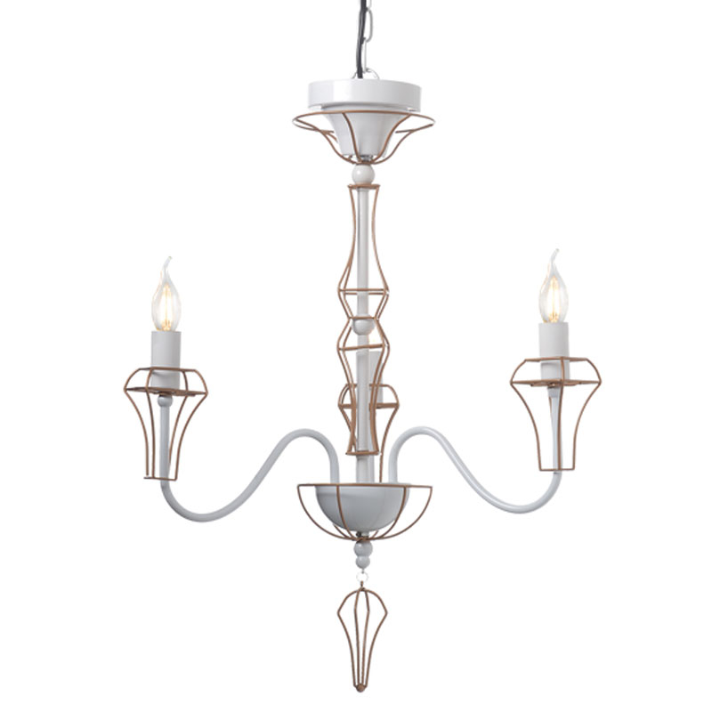 Φωτιστικό Οροφής Τρίφωτο Aca EG168203PW White