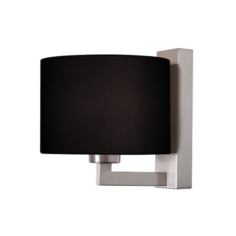 Απλίκα Τοίχου Aca Circe OD5612BN Nickel Satin/Black