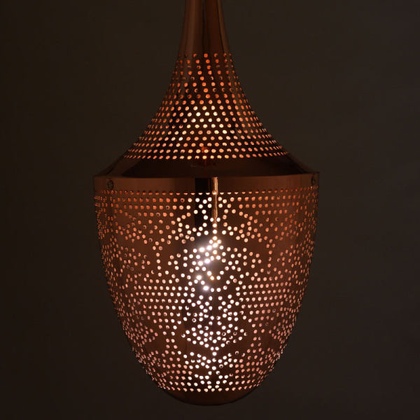 Φωτιστικό Οροφής Μονόφωτο Aca Pleiades OD90911PC Copper