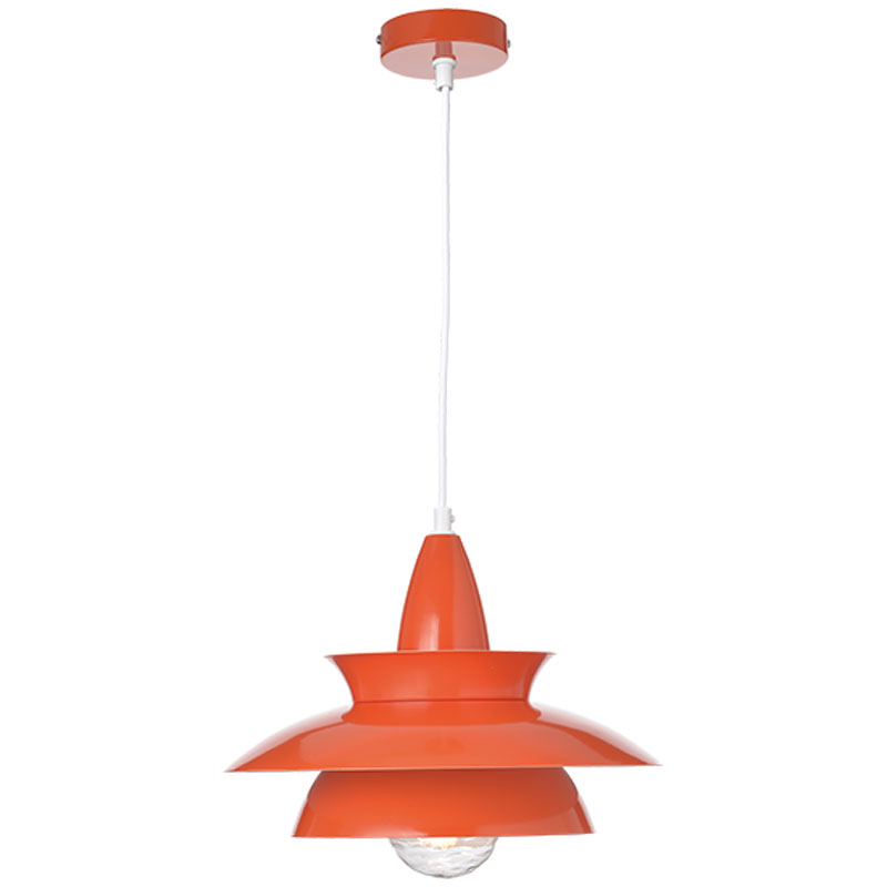 Φωτιστικό Οροφής Μονόφωτο Aca Brooklyn KS07881PEK Orange