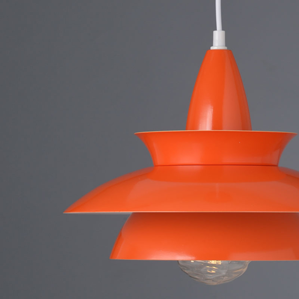 Φωτιστικό Οροφής Μονόφωτο Aca Brooklyn KS07881PEK Orange