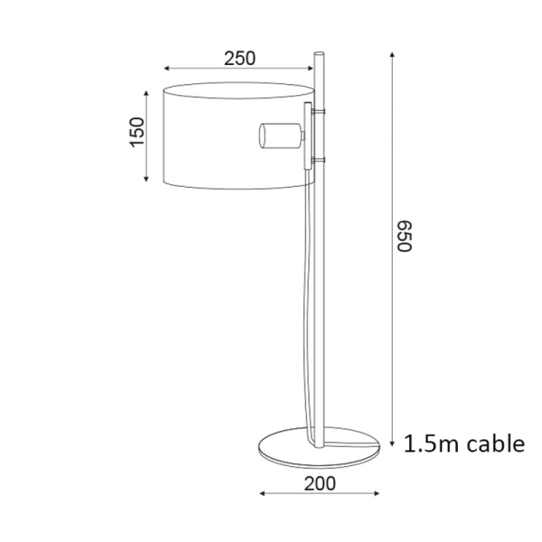 Πορτατίφ Aca OD90451TBN Nickel Satin/Black