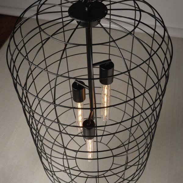 Φωτιστικό Οροφής Τρίφωτο Aca Prometheus OD90983P Black Matt