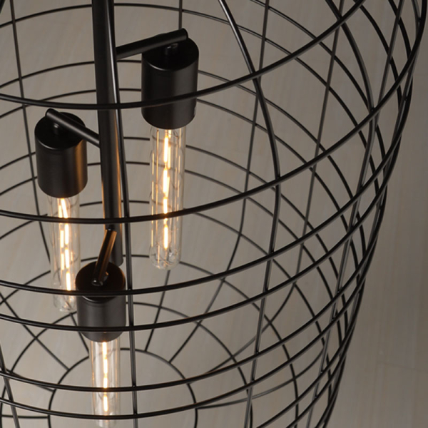 Φωτιστικό Οροφής Τρίφωτο Aca Prometheus OD90983P Black Matt