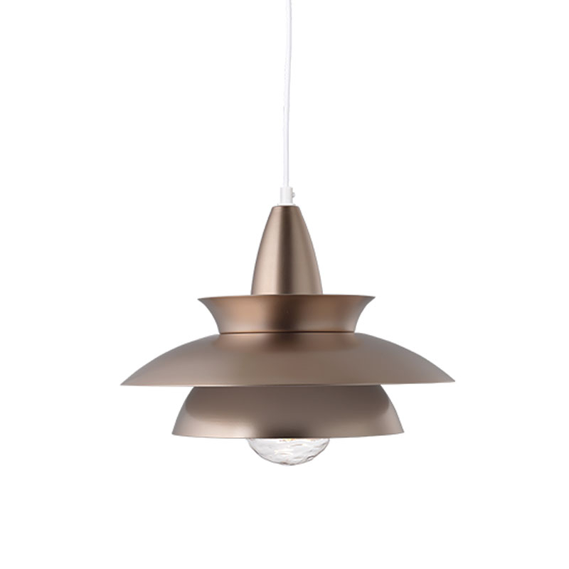 Φωτιστικό Οροφής Μονόφωτο Aca Brooklyn KS07881PCG Gold Bronze