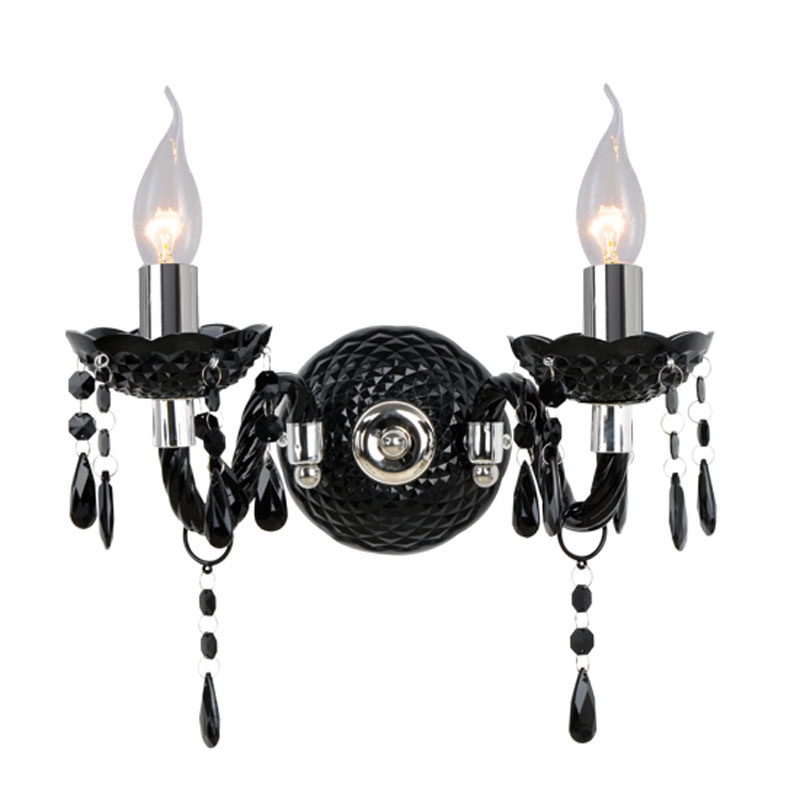 Απλίκα Τοίχου Aca Pegasus SF63992WB Chrome/Black