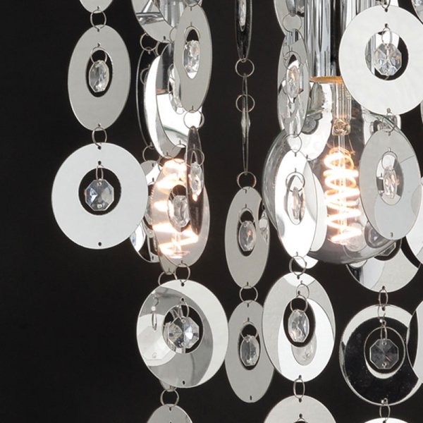 Φωτιστικό Οροφής Μονόφωτο Aca Faidra SF171411C Chrome