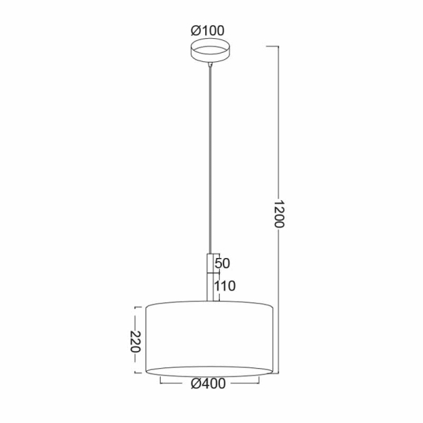Φωτιστικό Οροφής Μονόφωτο Aca Yasmine OD650840PWH White/Wood