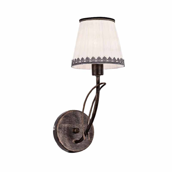 Απλίκα Τοίχου Aca DLA11791WBG Brown/White