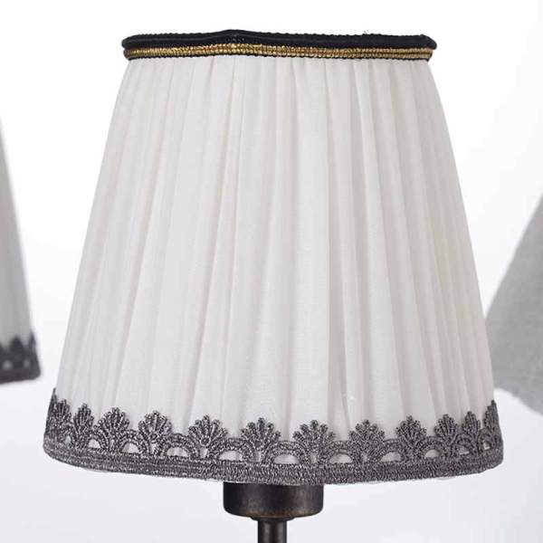 Απλίκα Τοίχου Aca DLA11791WBG Brown/White