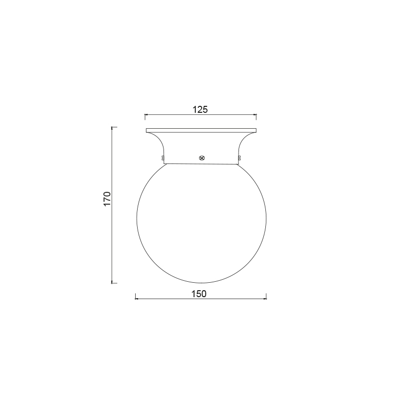 Απλίκα Τοίχου Aca Capri Su0608Wc Chrome Home Φωτιστικά Spitishop