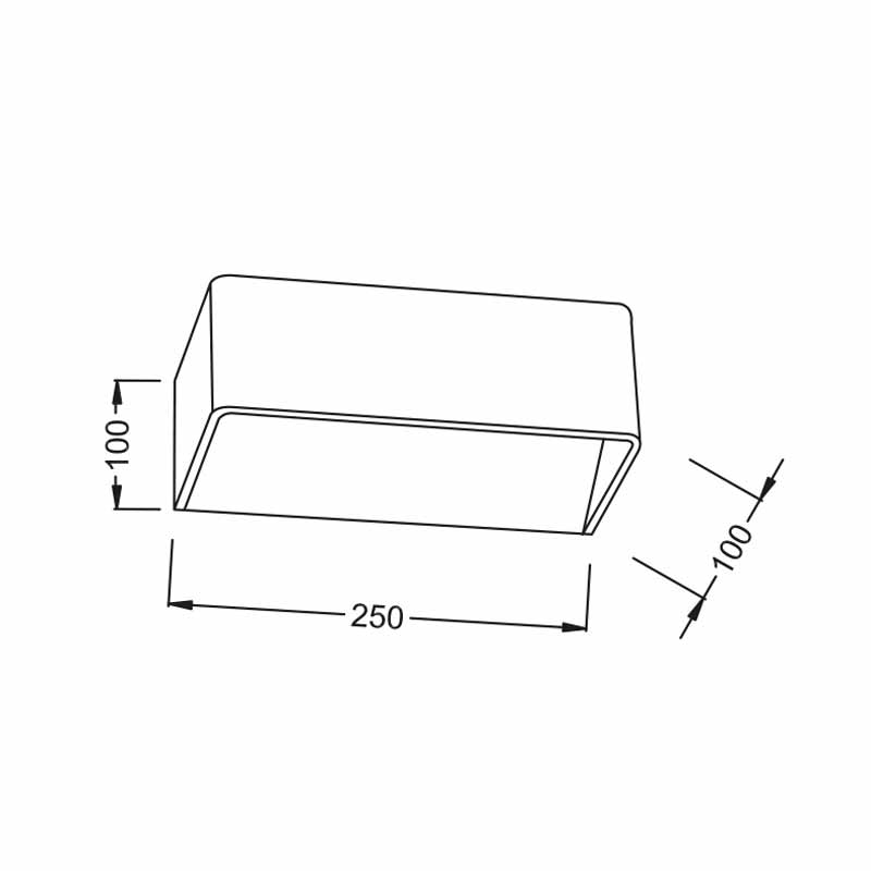 Απλίκα Τοίχου Led Aca Nephele L350374L White Matt Home Φωτιστικά Spitishop