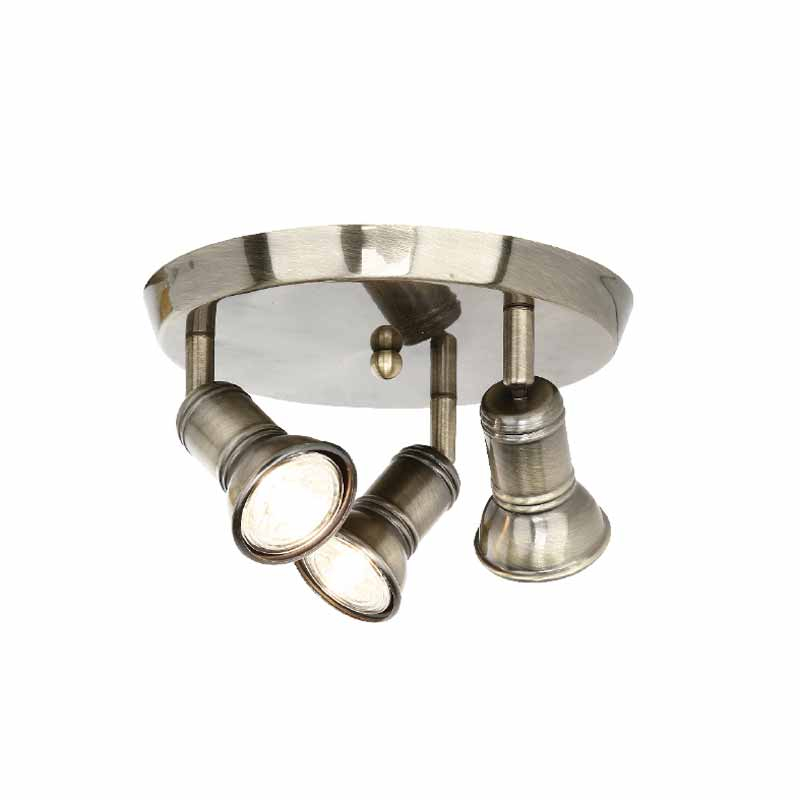 Σποτ Τρίφωτο Aca Brulee SU283PBR Bronze