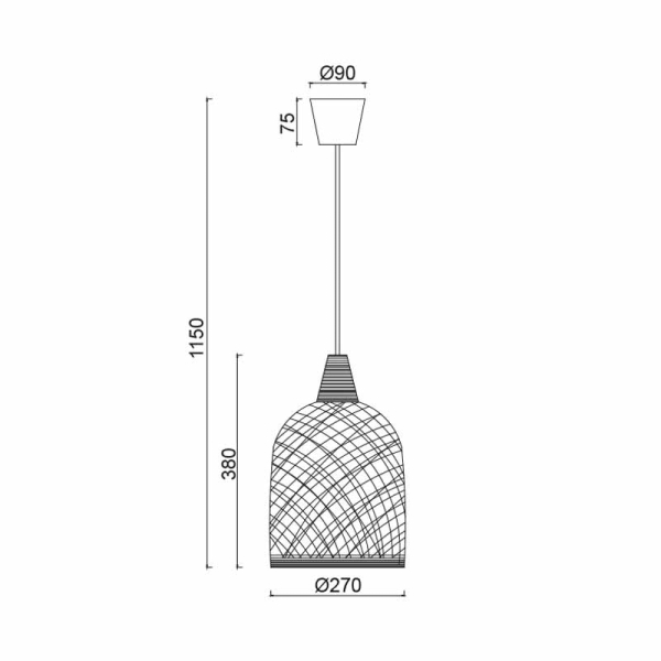 Φωτιστικό Οροφής Μονόφωτο Aca Petra SU05PWH White